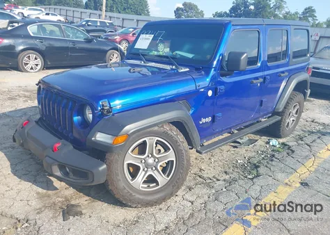 2020 Jeep Wrangler Unlimited Sport S 4X4 from USA, damaged, VIN 1C4HJXDG0LW109947